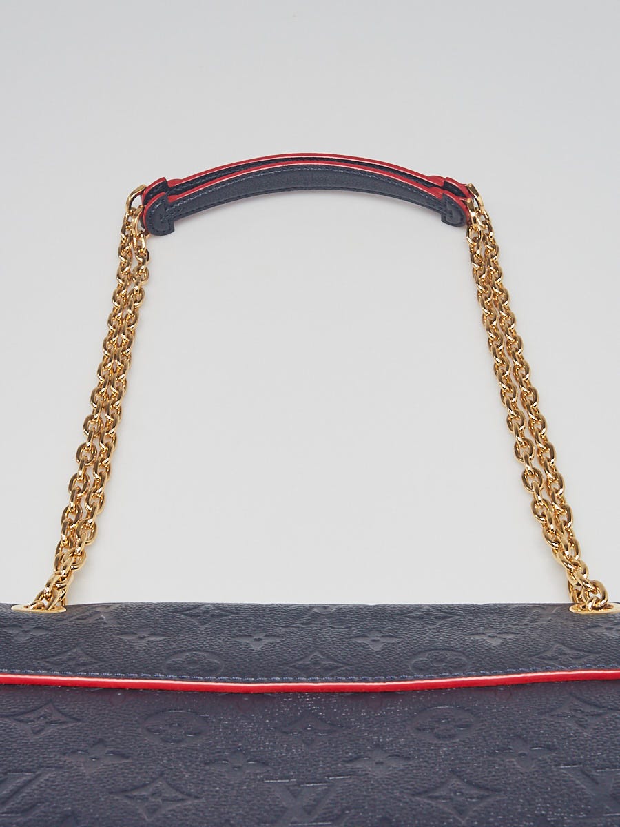 Authentic Louis Vuitton Vavin PM in Empreinte Marine Rouge Bag