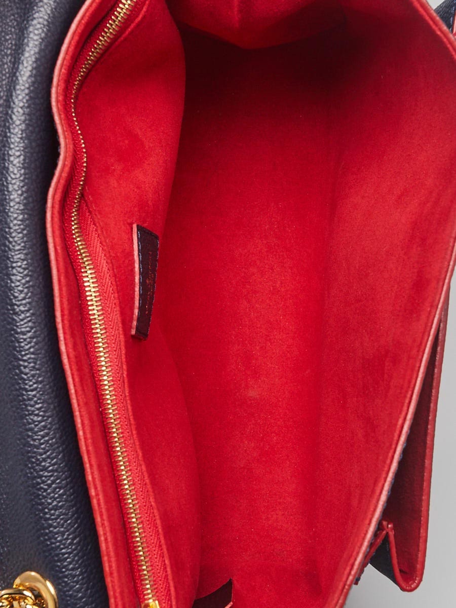 Louis Vuitton Marine Rouge Monogram Empreinte Leather Vavin PM Bag -  Yoogi's Closet