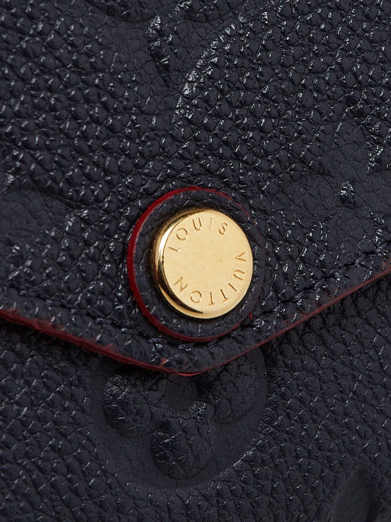 Louis Vuitton Empreinte Pochette Felicie Chain Wallet Marine Rouge