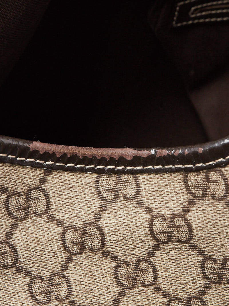 Gucci Beige/Ebony GG Coated Canvas Joy Large Shoulder Bag