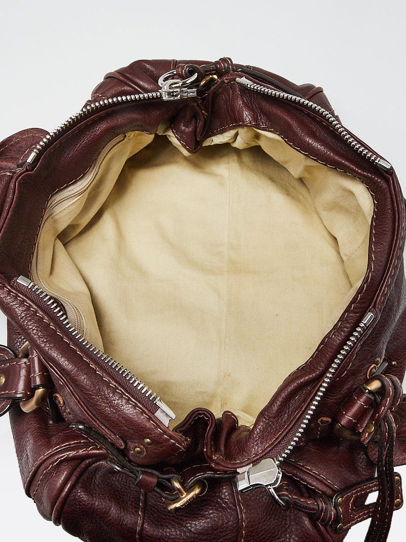 Chloe Dark Brown Leather Paddington Medium Satchel Bag Chloe Dark Brown Leather Paddington Medium Satchel Bag