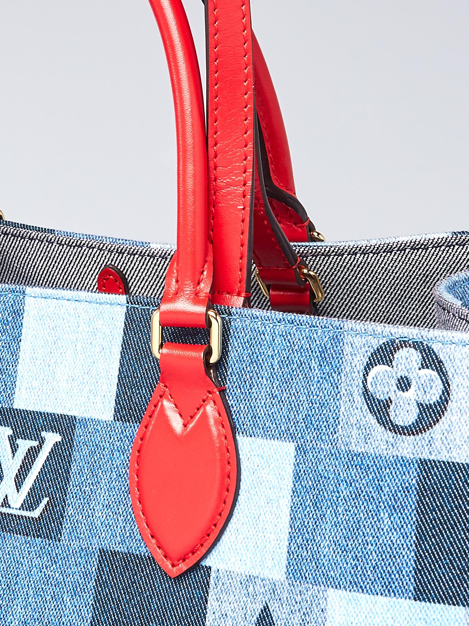 Louis Vuitton ONTHEGO GM Tote Shoulder Bag M44992 Denim Blue
