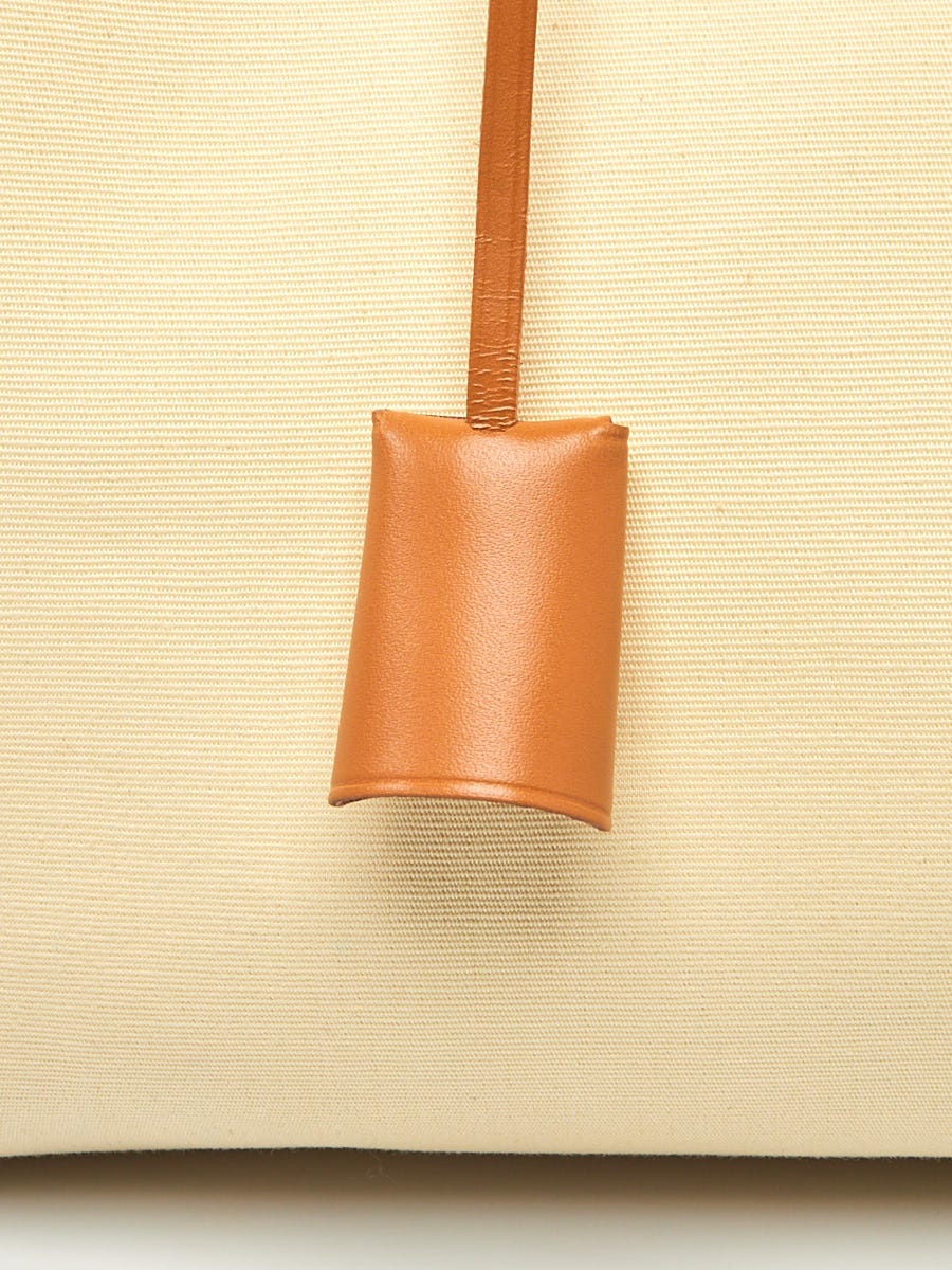 Hermès Herbag PM 2 in 1 Canvas Natural Leather Shoulder Bag 31