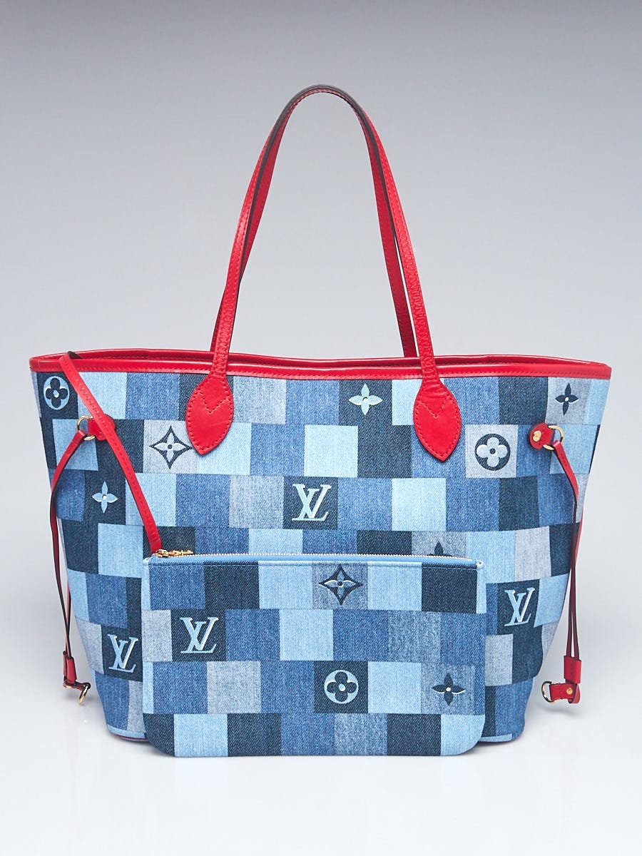 Louis Vuitton Damier Azur Canvas Neverfull GM NM Bag - Yoogi's Closet