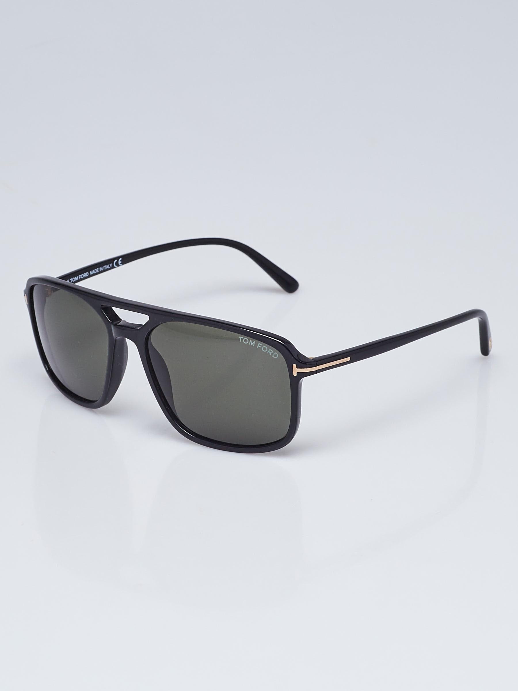 Tom Ford Black Acetate Frame Tinted Terry Sunglasses-TF332 - Yoogi's Closet