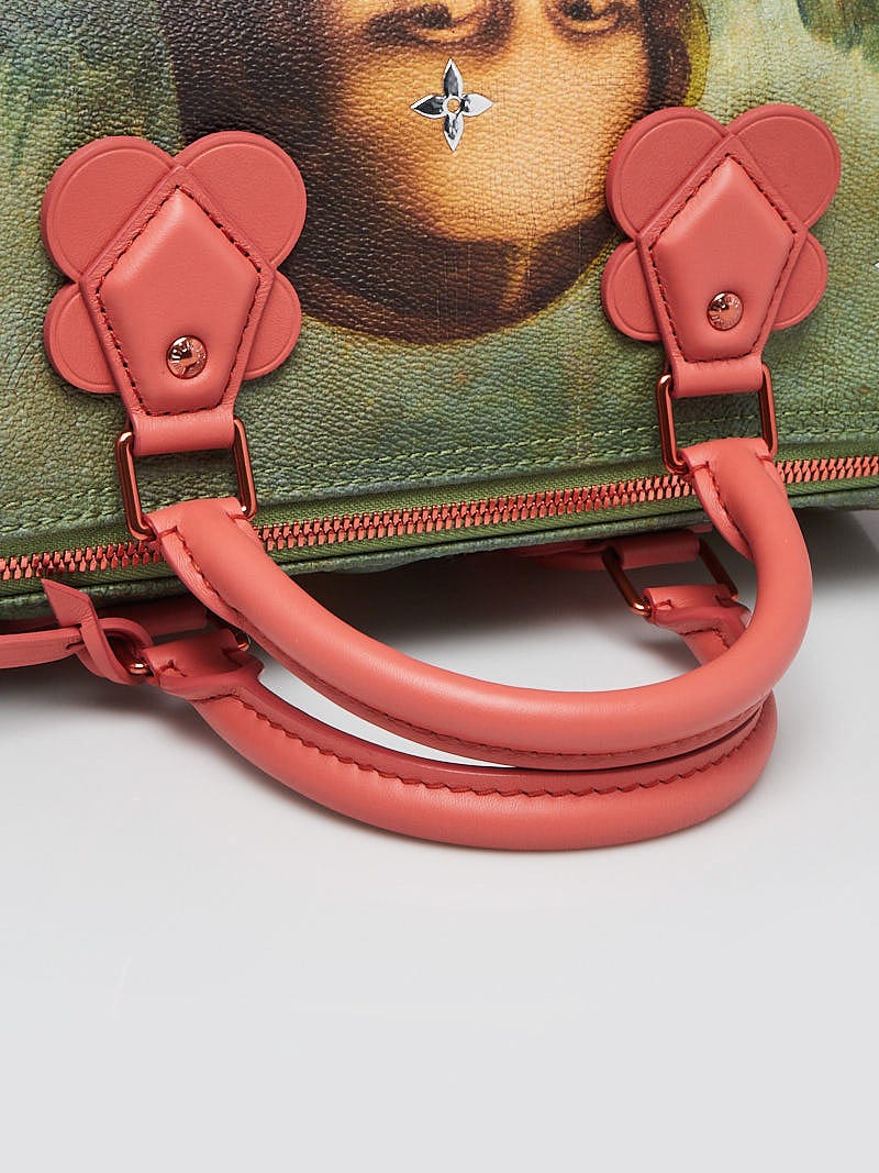 Louis Vuitton Jeff Koons Da Vinci Print Speedy 30 edition Multiple colors  Leather ref.772172 - Joli Closet