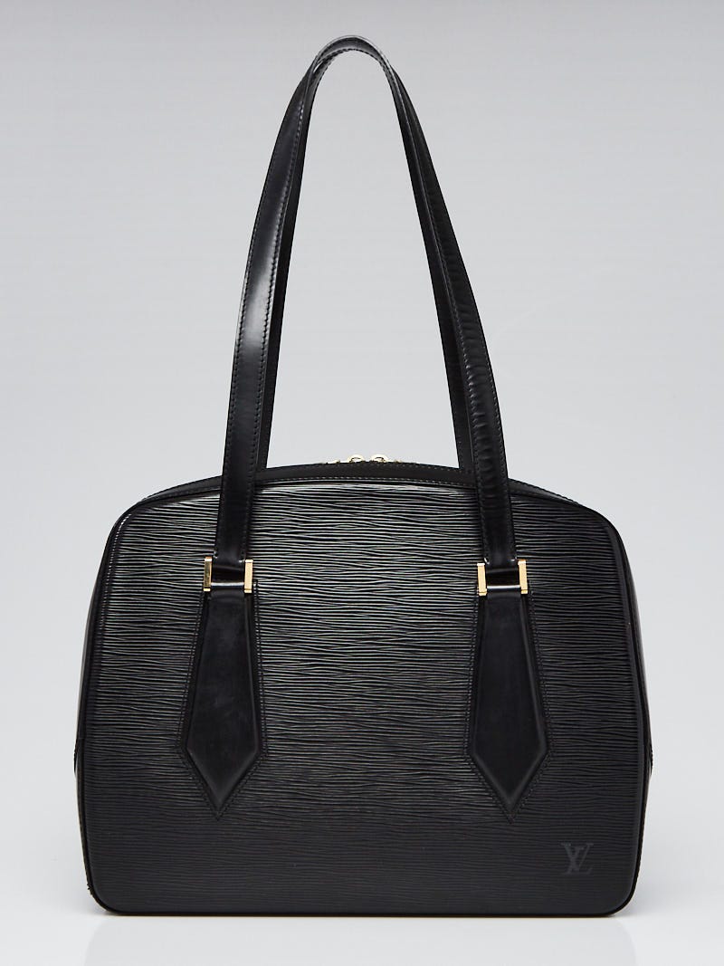 Louis Vuitton Black Epi Leather Voltaire Tote Bag