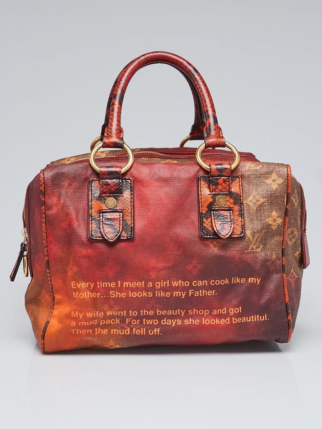 Louis Vuitton Limited Edition Richard Prince Mancrazy Jokes Bag