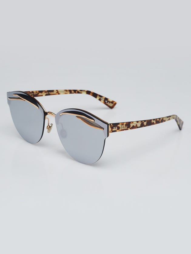 Christian Dior Limited Edition Goldtone Metal and Black Acetate Emprise Sunglasses