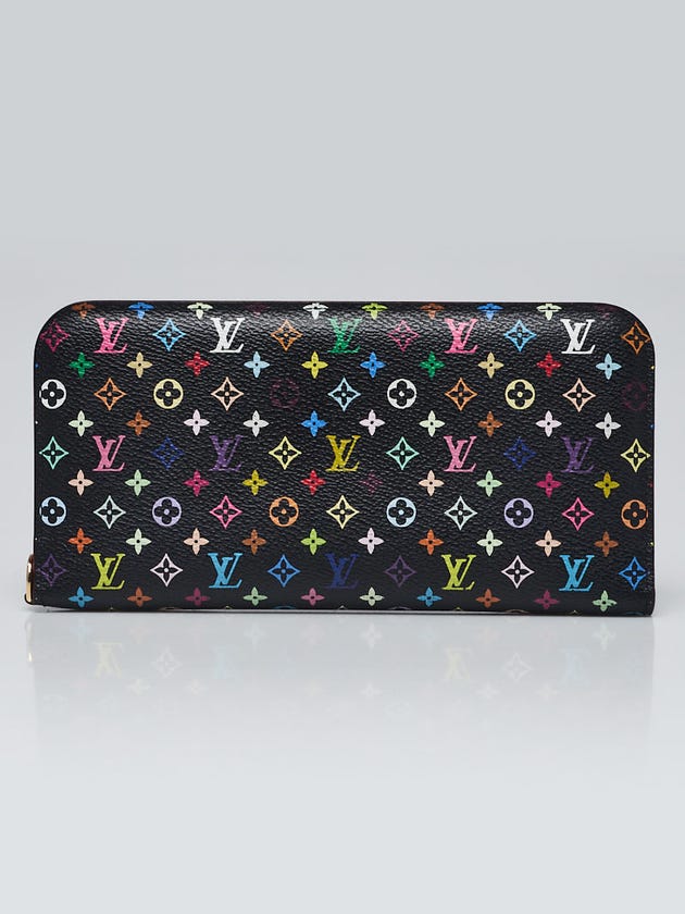 Louis Vuitton Black Monogram Multicolore Grenade Insolite Wallet