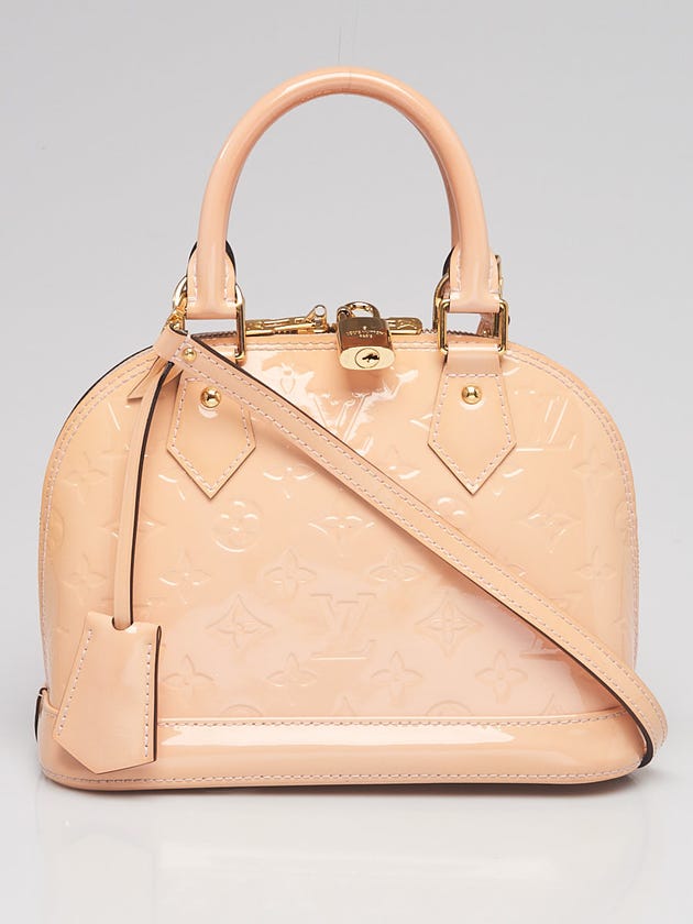 Louis Vuitton Rose Angelique Monogram Vernis Alma BB Bag