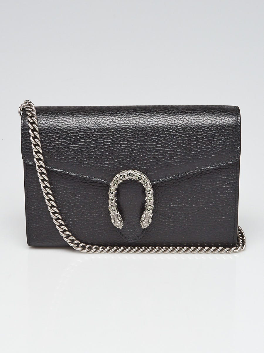 White Leather Dionysus Mini Chain Bag