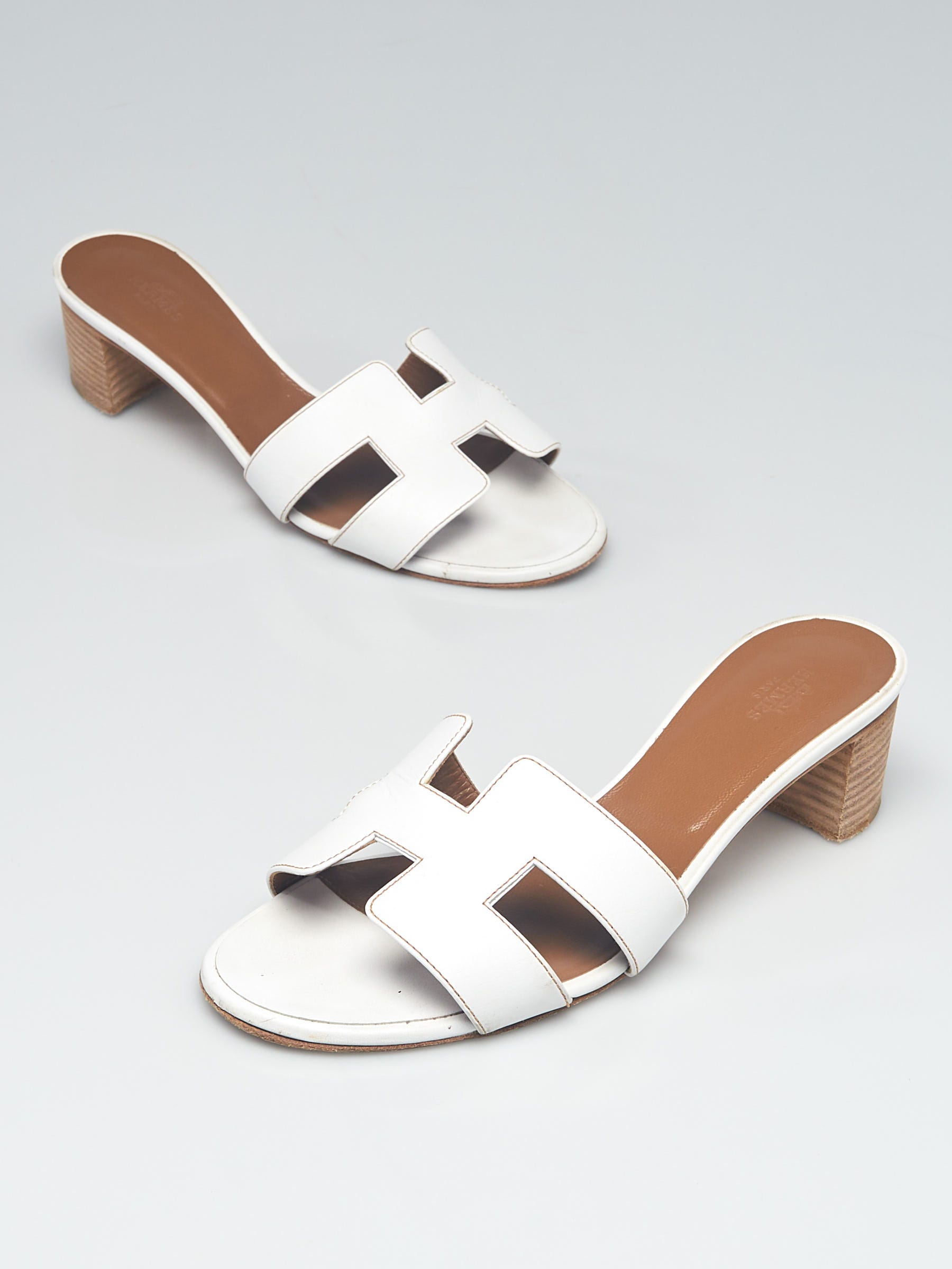 oasis white sandals