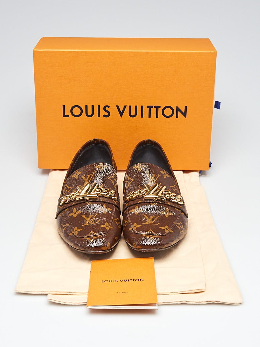 Louis Vuitton Monogram Canvas Upper Case Loafer Flats Size 10.5/41