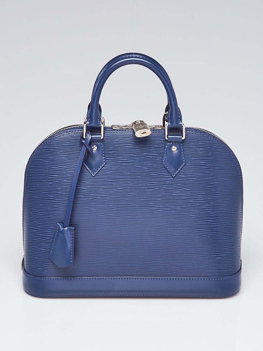 Louis Vuitton Indigo Epi Leather Alma BB Bag - Yoogi's Closet