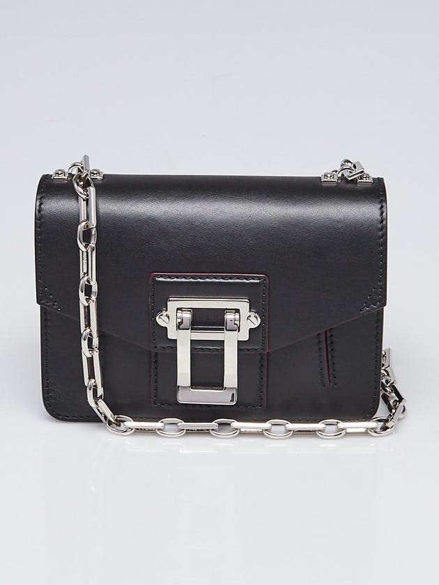 Proenza Schouler Black Leather Hava Chain Crossbody Bag