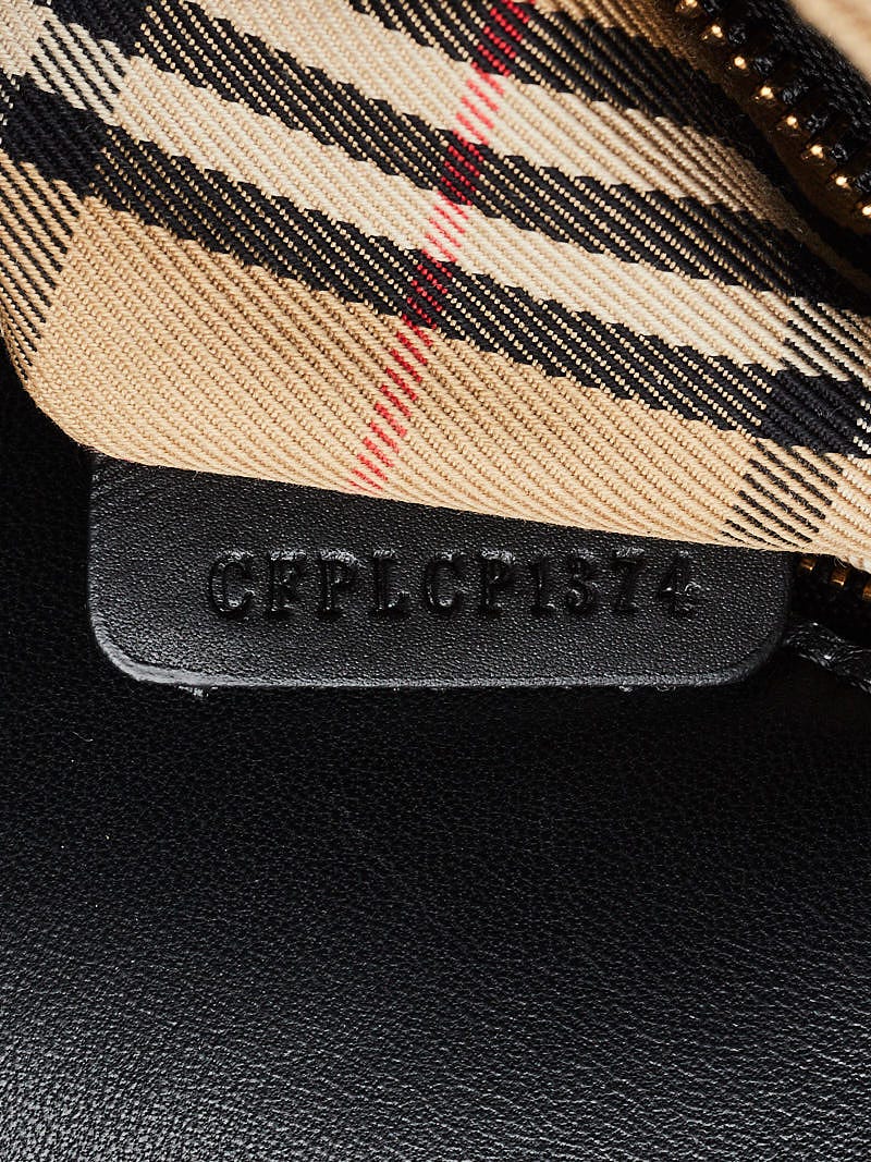 Burberry Black Leather Link Shoulder Bag | Yoogi's Closet