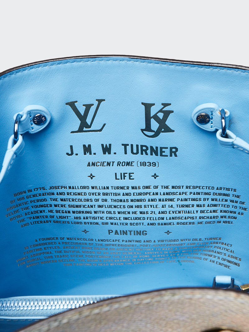 Louis Vuitton NeoNoe Handbag Limited Edition Jeff Koons Turner Print Canvas  at 1stDibs