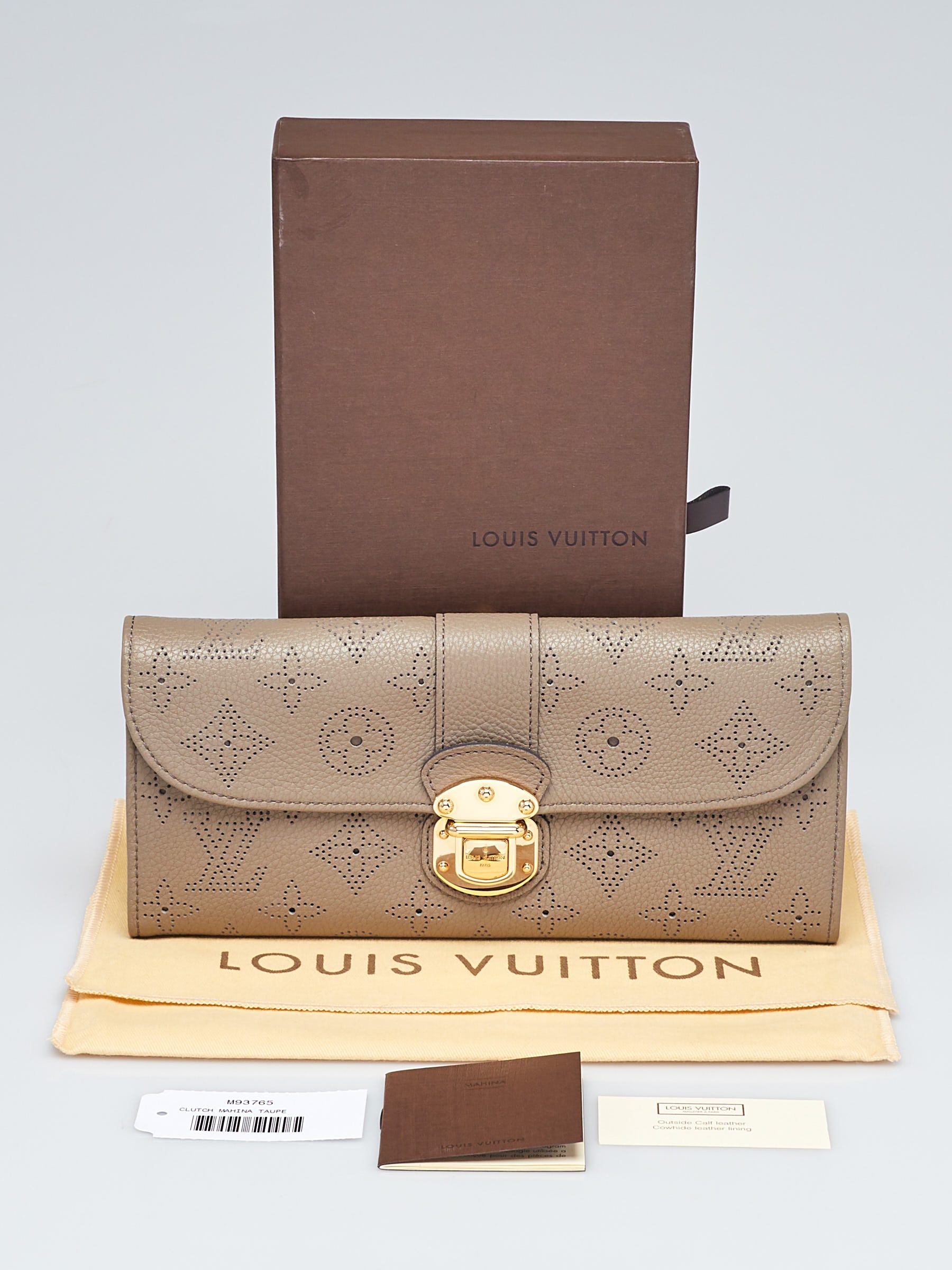 Louis Vuitton Monogram Mahina Leather Amelia Wallet (SHF-14630