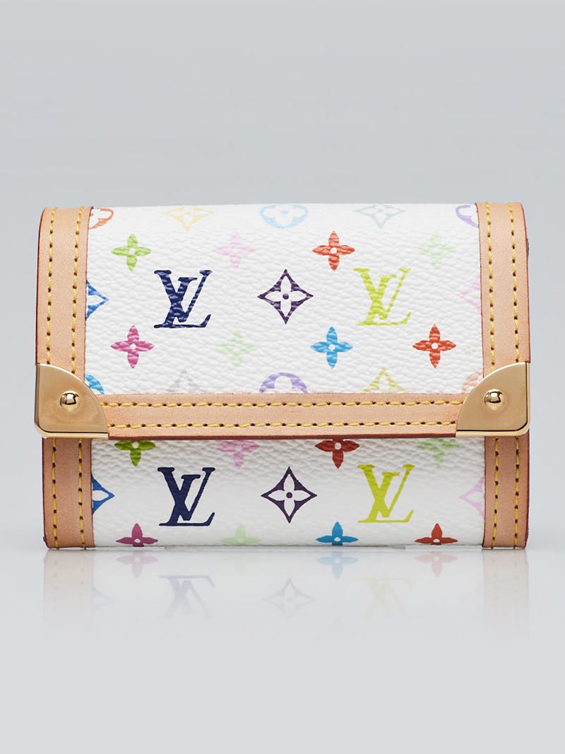 Louis Vuitton Monogram White Multicolor Porte-Monnaie Wallet 