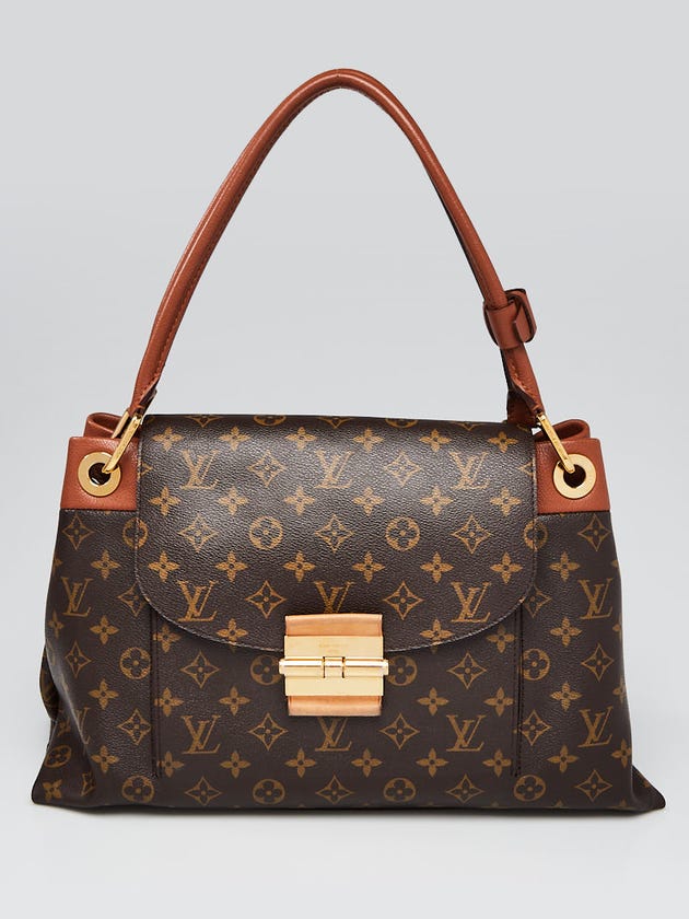 Louis Vuitton Camel Monogram Canvas Olympe Bag