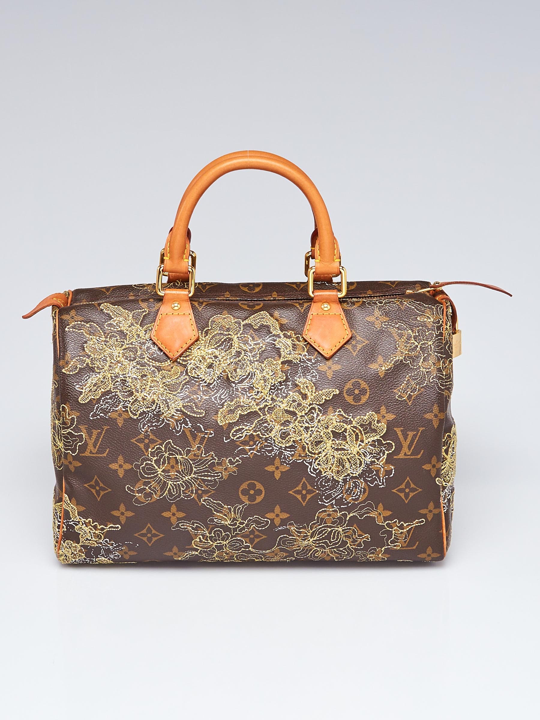 Louis Vuitton Limited Edition Silver Monogram Canvas Dentelle