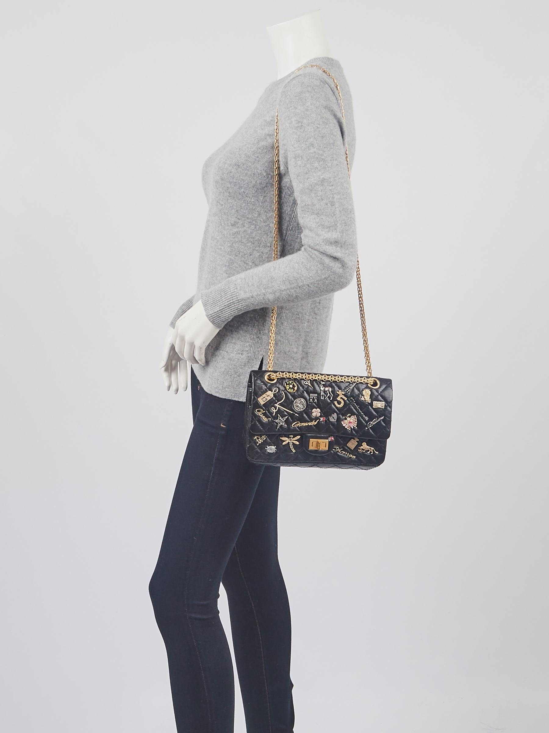 りー様。CHANEL 正規品 Chanel Limited Edition Black Quilted Calfskin Leather 2.55 Reissue