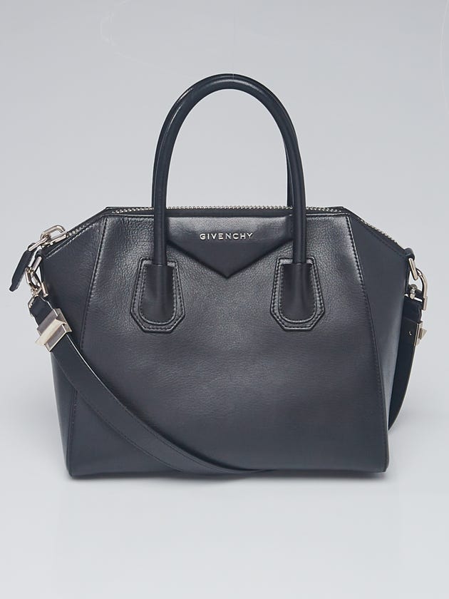 Givenchy Black Sugar Goatskin Small Antigona Bag
