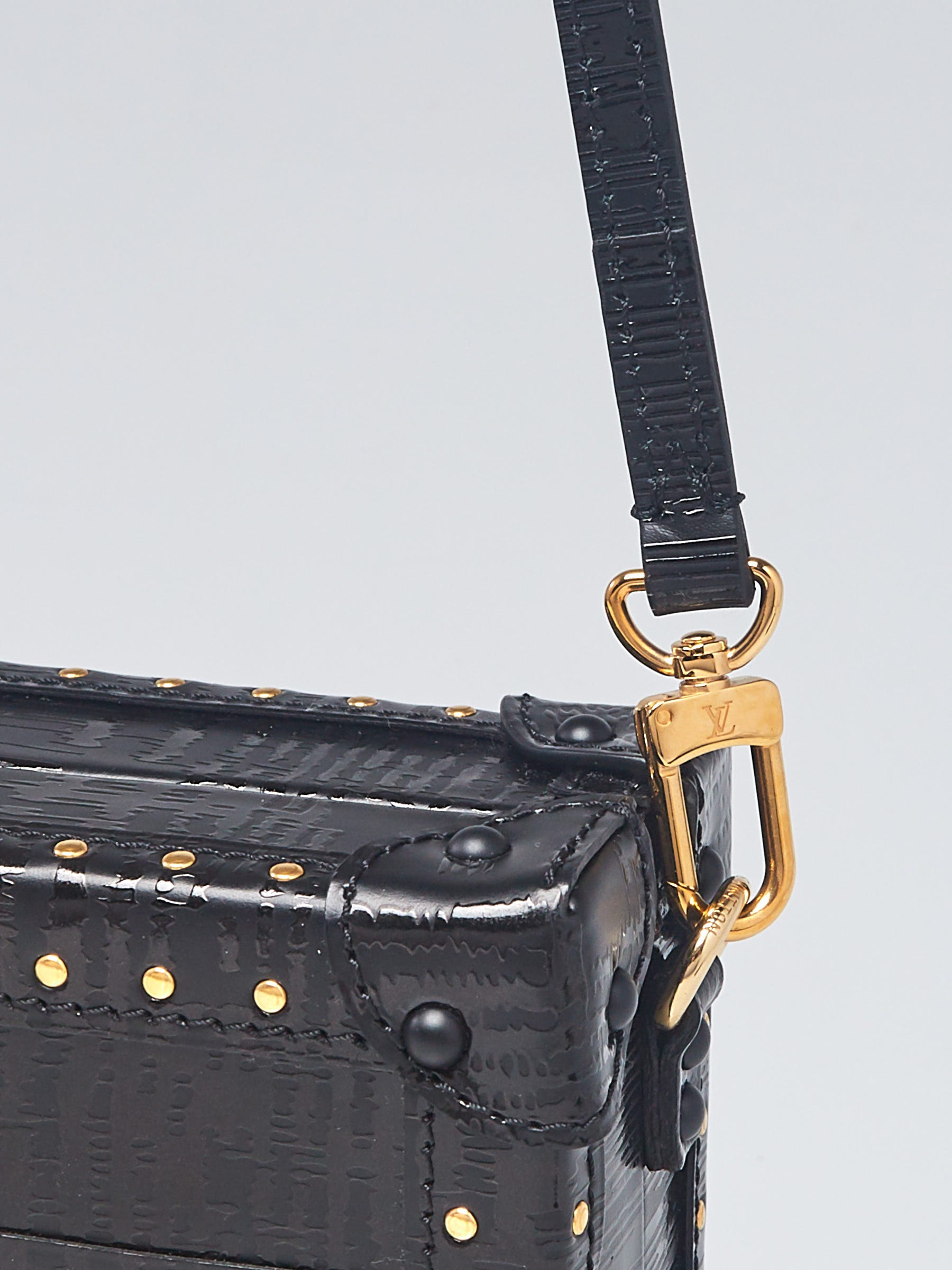 Louis Vuitton Black Epi Leather Black Gravity Petite Malle Bag - Yoogi's  Closet