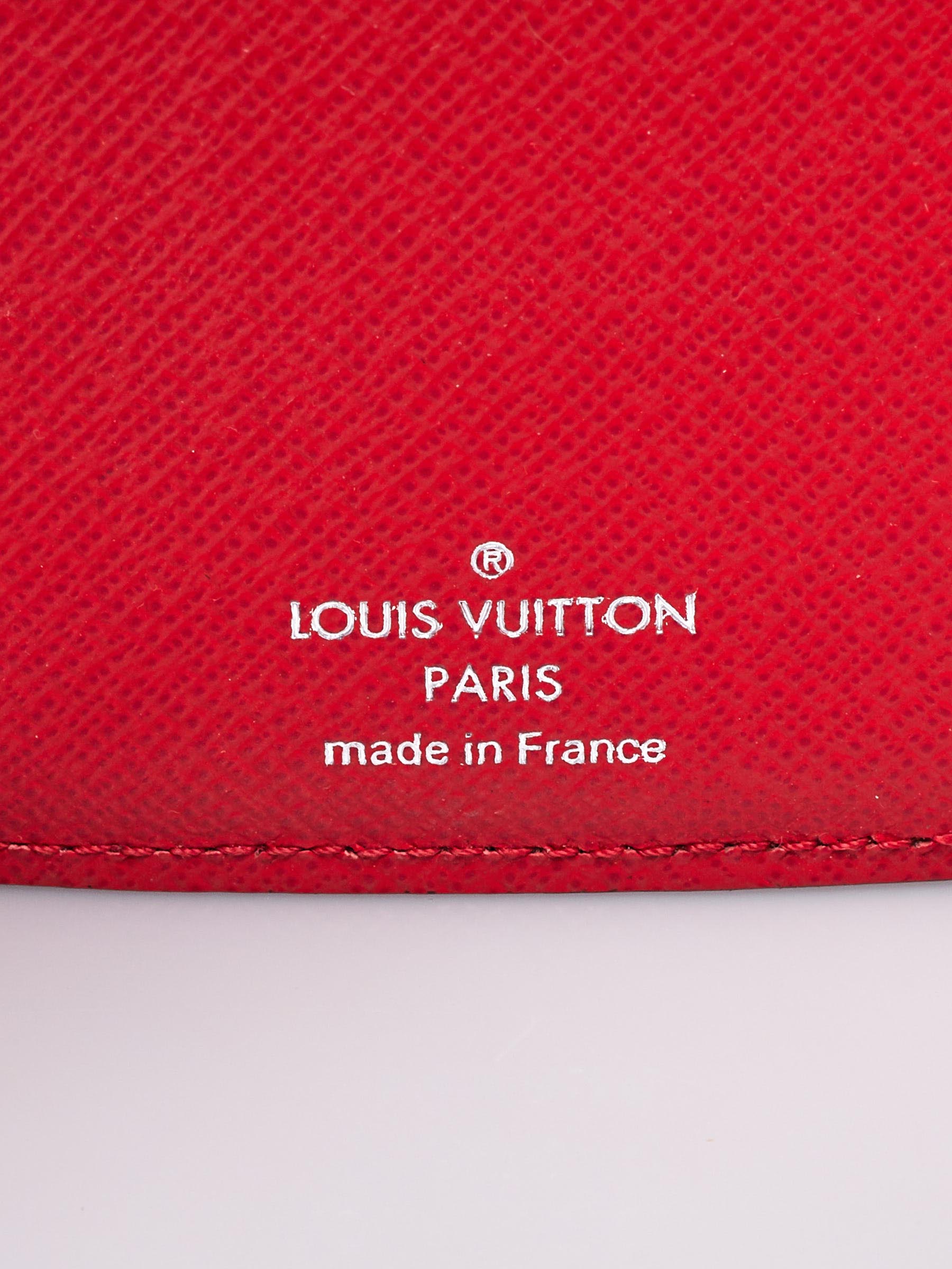 Louis Vuitton COQUELICOT EPI LEATHER TWIST COMPACT WALLET For Sale