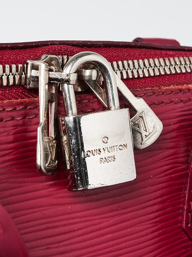 Louis Vuitton Fuchsia Epi Leather Nano Alma Bag at 1stDibs