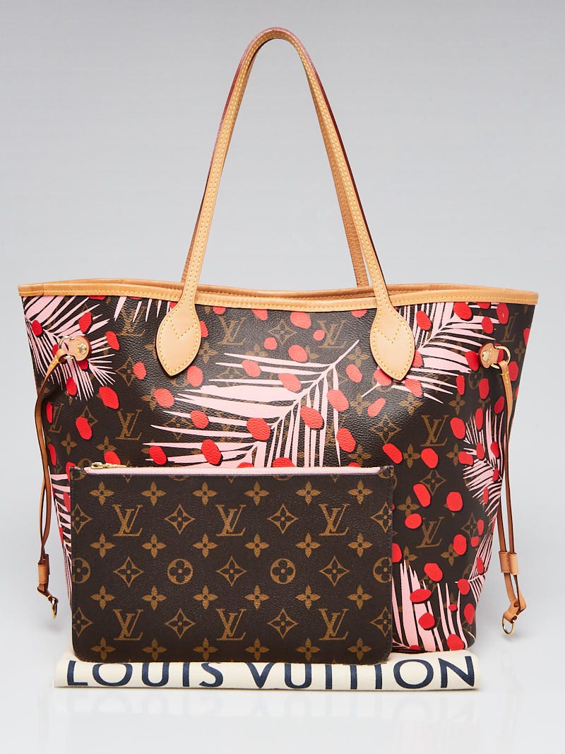 Louis Vuitton Neverfull Monogram Jungle (Without Pouch) MM Sugar