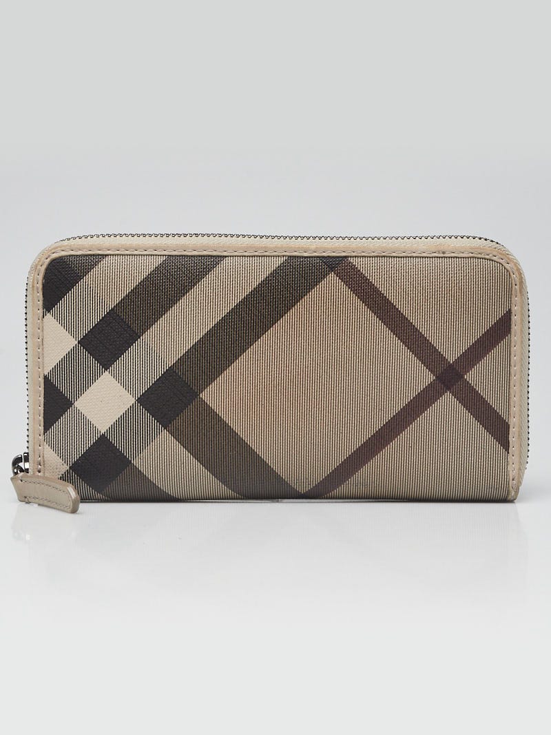 Burberry smoked check deals wallet