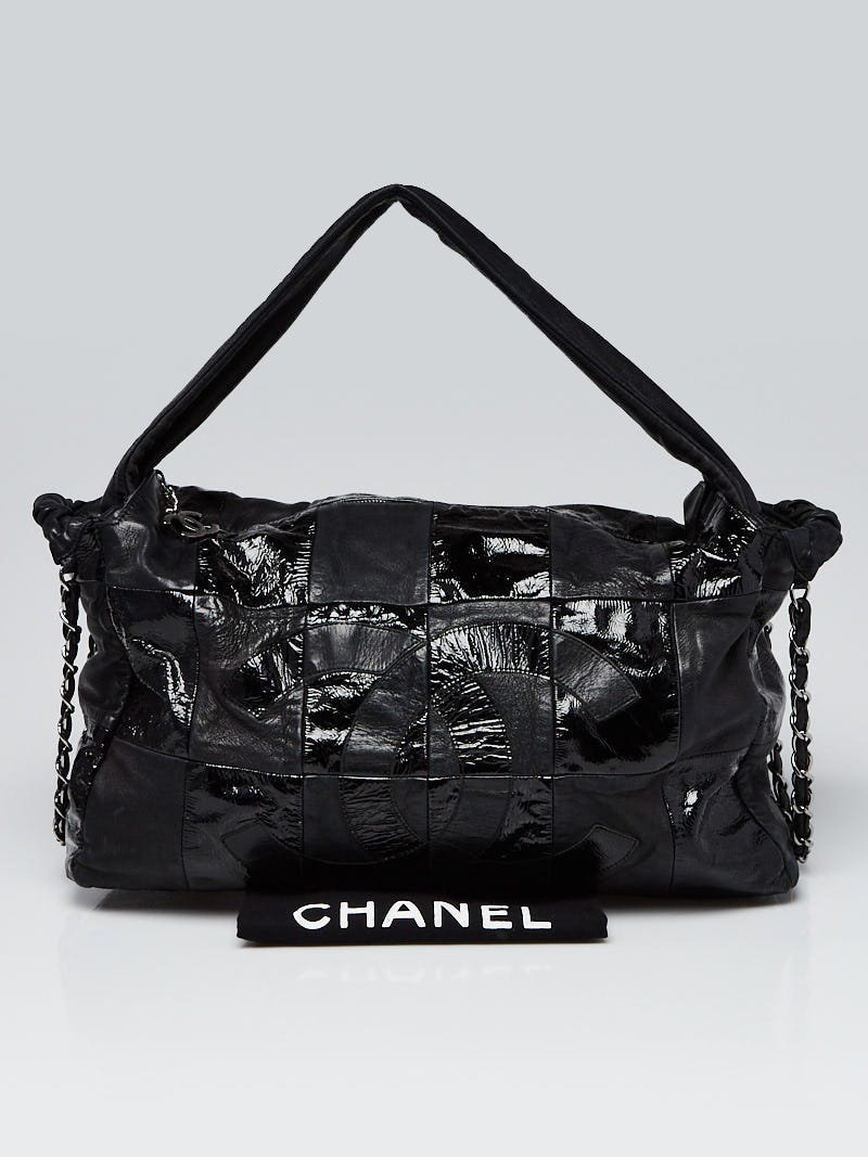 Chanel Black Leather Brooklyn Ligne Patchwork XL Hobo Bag Chanel Black Leather Brooklyn Ligne Patchwork XL Hobo Bag