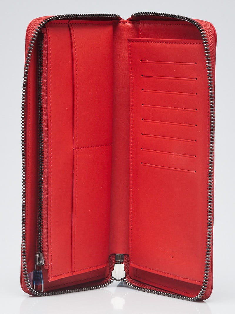 Louis Vuitton Fusian Damier Infini Leather Zippy Vertical Wallet