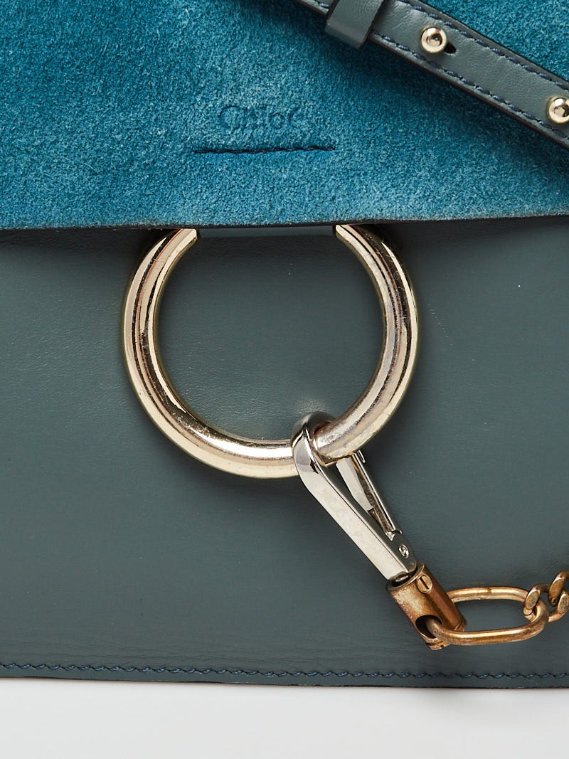 Chloe, Bags, Chloe Faye Mini Crossbody Bag Cloudy Blue