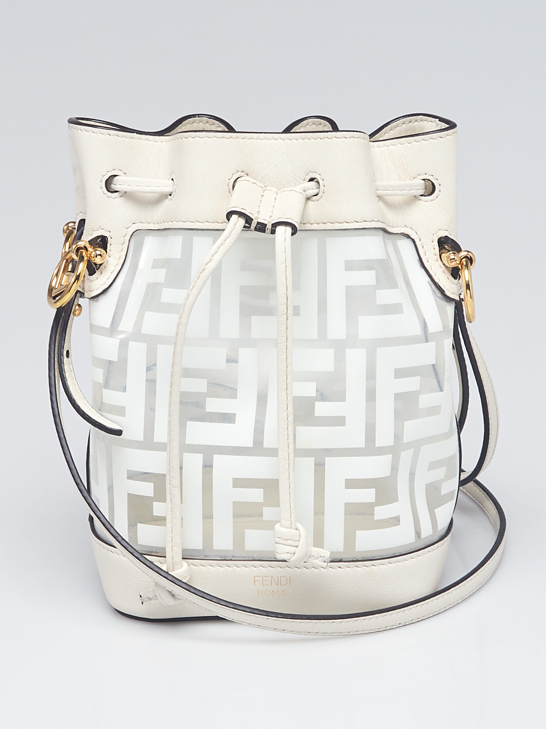 Fendi Pre-Owned mini Zucca Mon Tresor shoulder bag, White