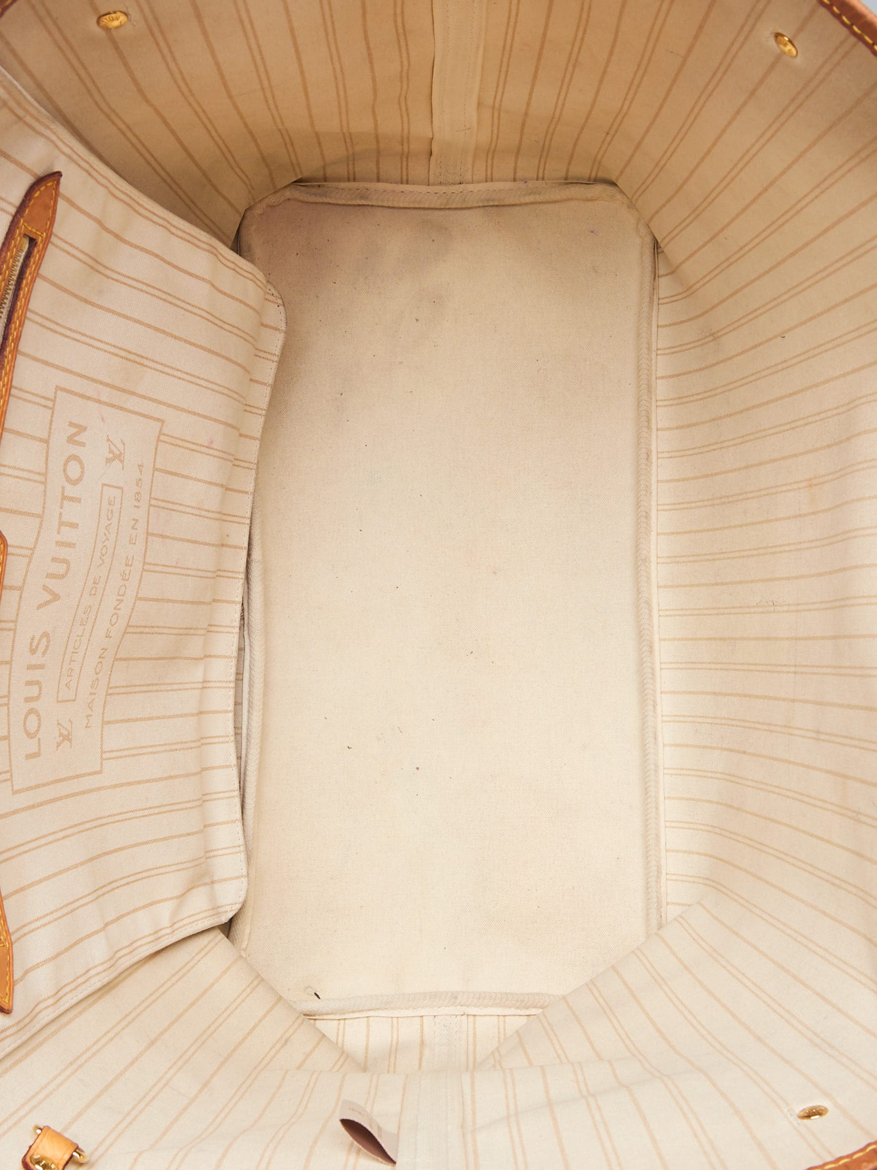 Louis Vuitton Damier Azur Canvas Neverfull GM NM Bag w/o Accessories Pouch  - Yoogi's Closet