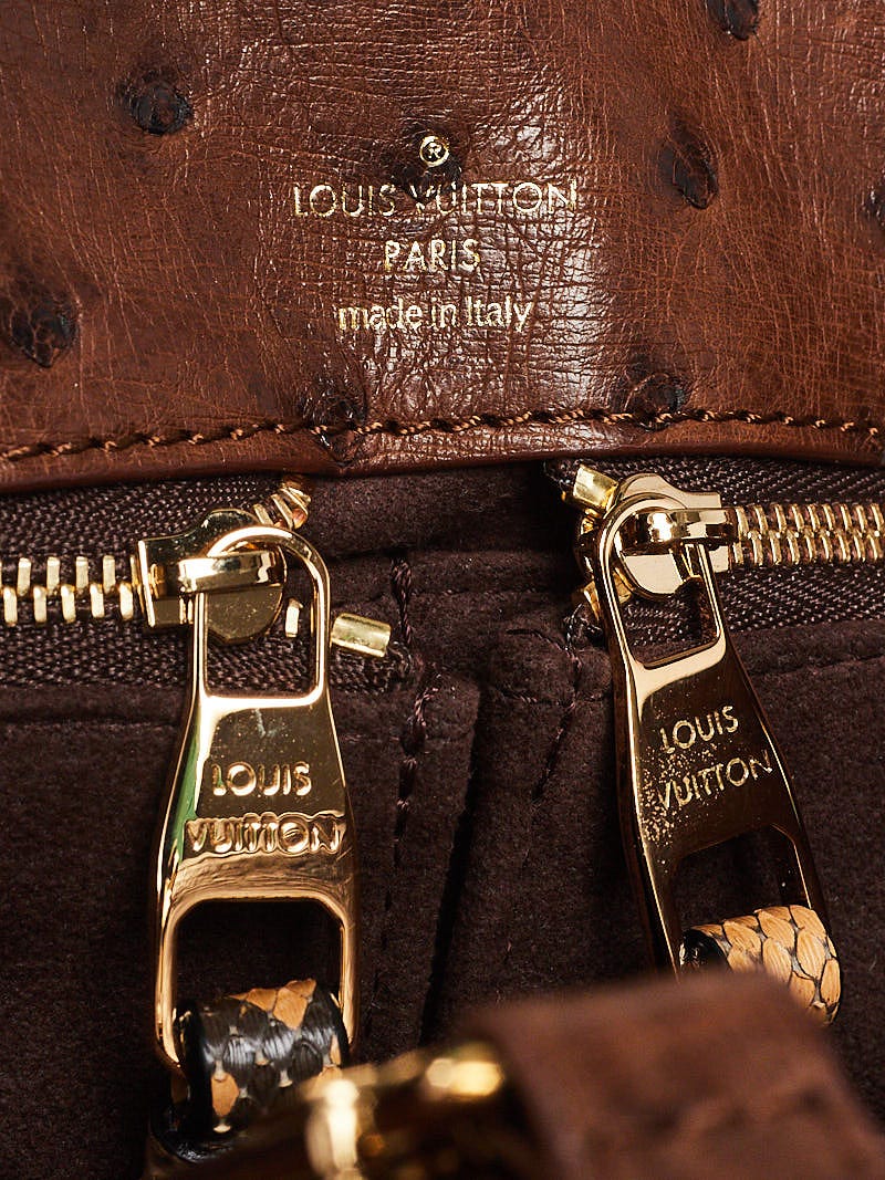 Louis Vuitton Millefeleuillle Tote Monogram Python Nat, Luxury