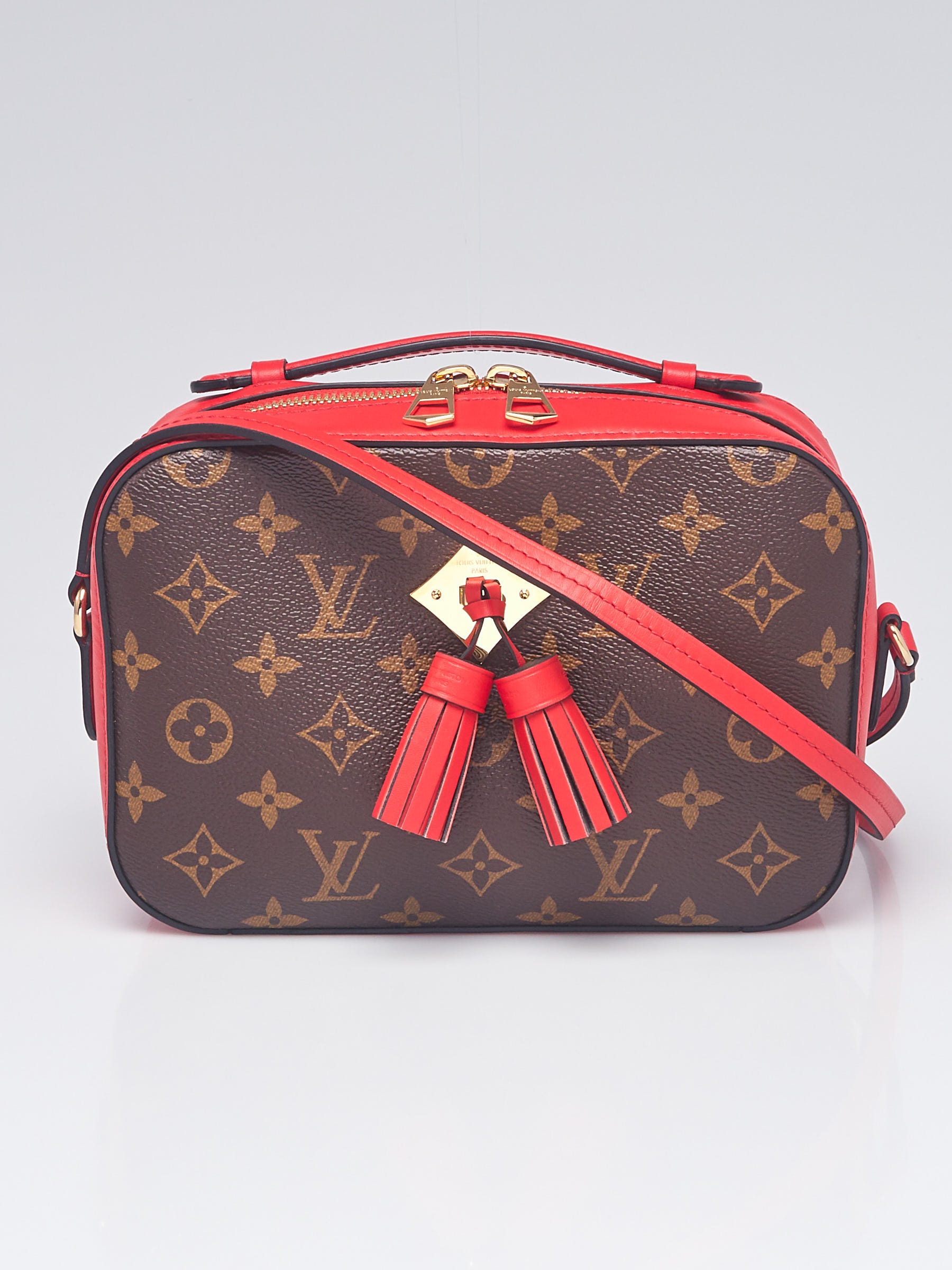 Louis Vuitton Coquelicot Monogram Canvas Saintonge Crossbody Bag