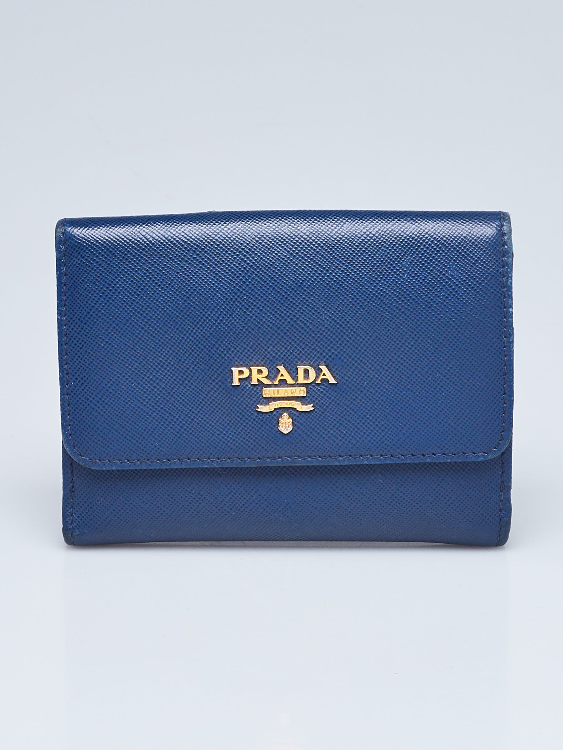 Buy PRADA Vintage Blue Sky Leather Shoulder Bag Hand Bag With Lock Online  in India - Etsy