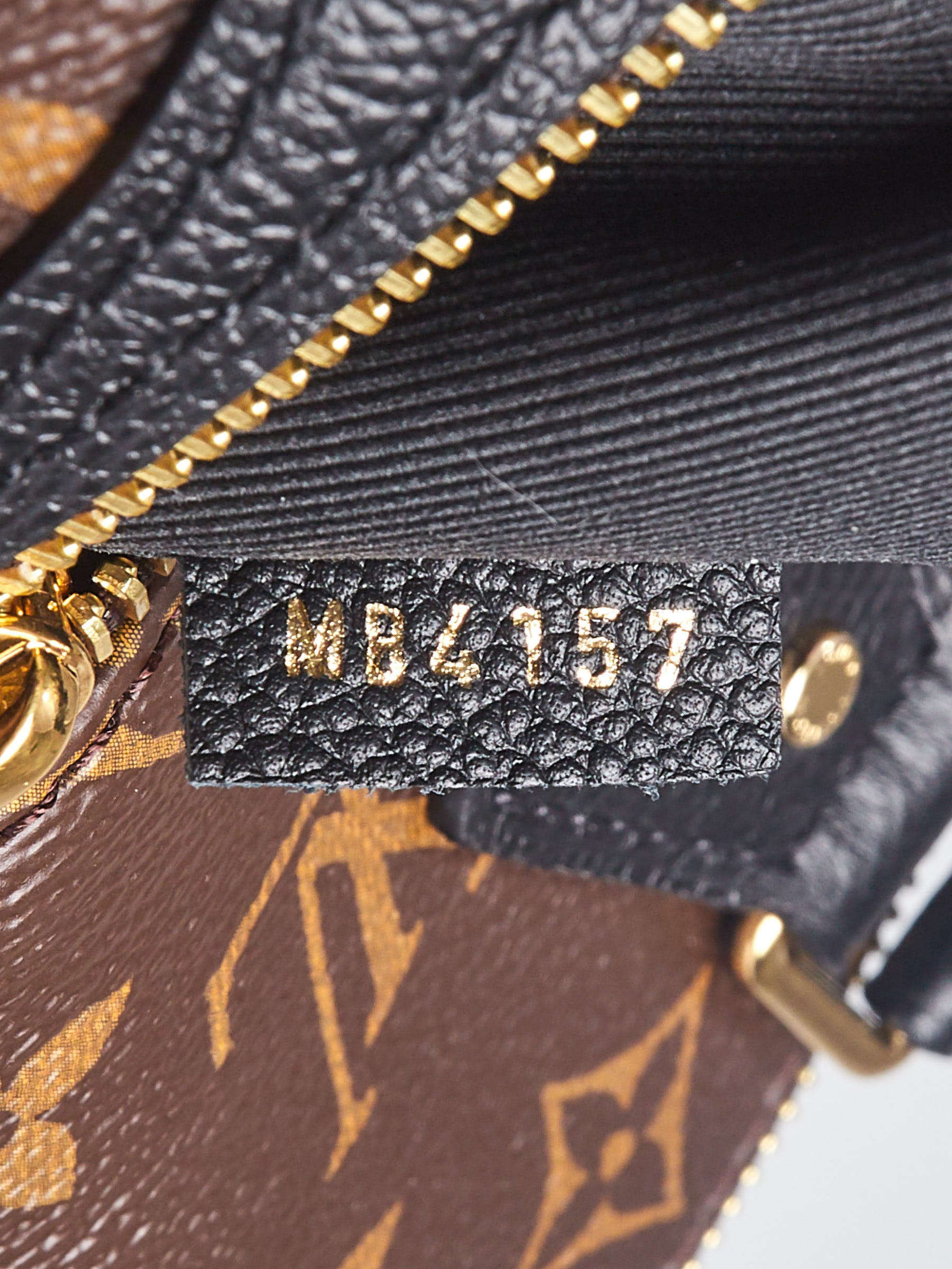 Louis Vuitton Tournelle PM Monogram Noir Brown Black Leather Cloth  ref.573279 - Joli Closet
