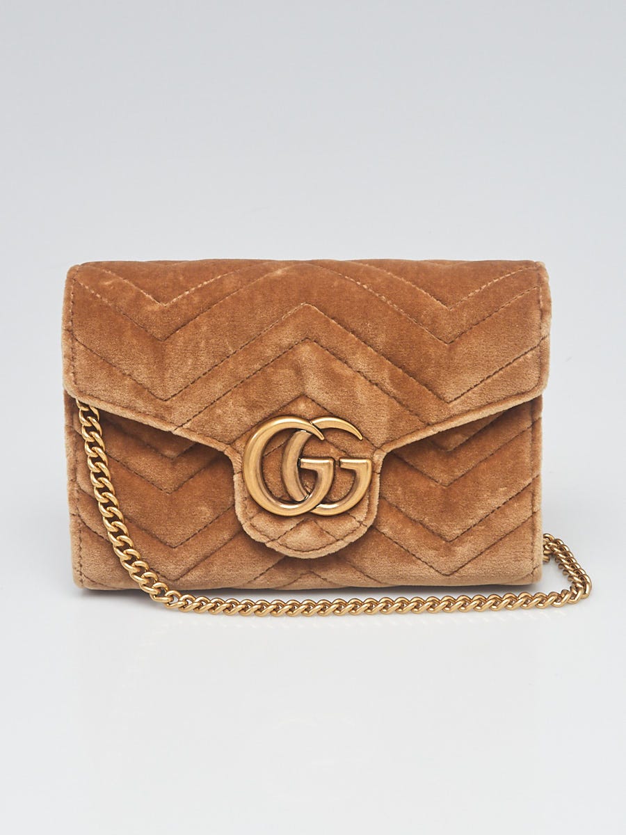 Gucci marmont clearance velvet taupe