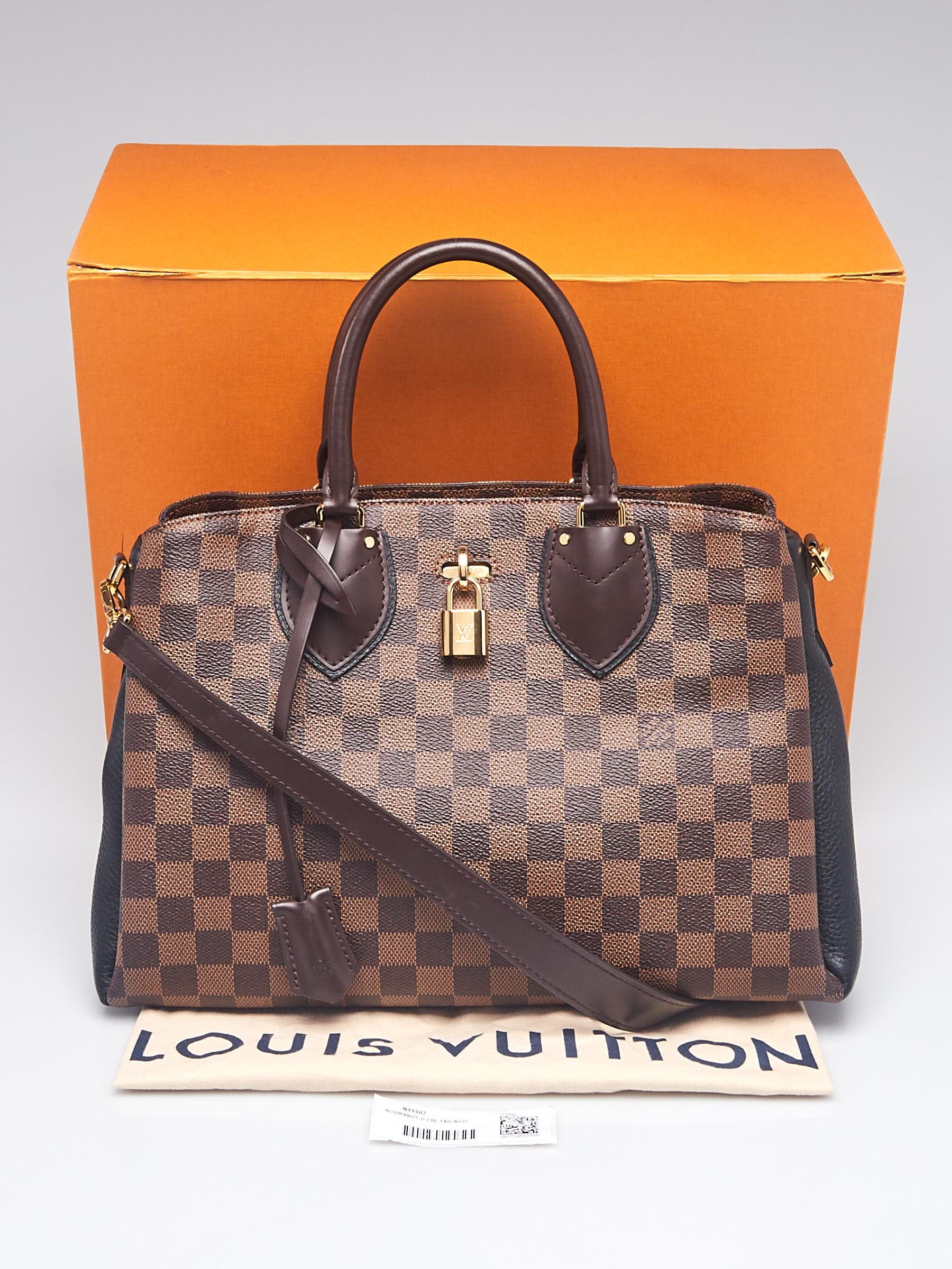Louis Vuitton Damier Canvas Noir Normandy Bag - Yoogi's Closet