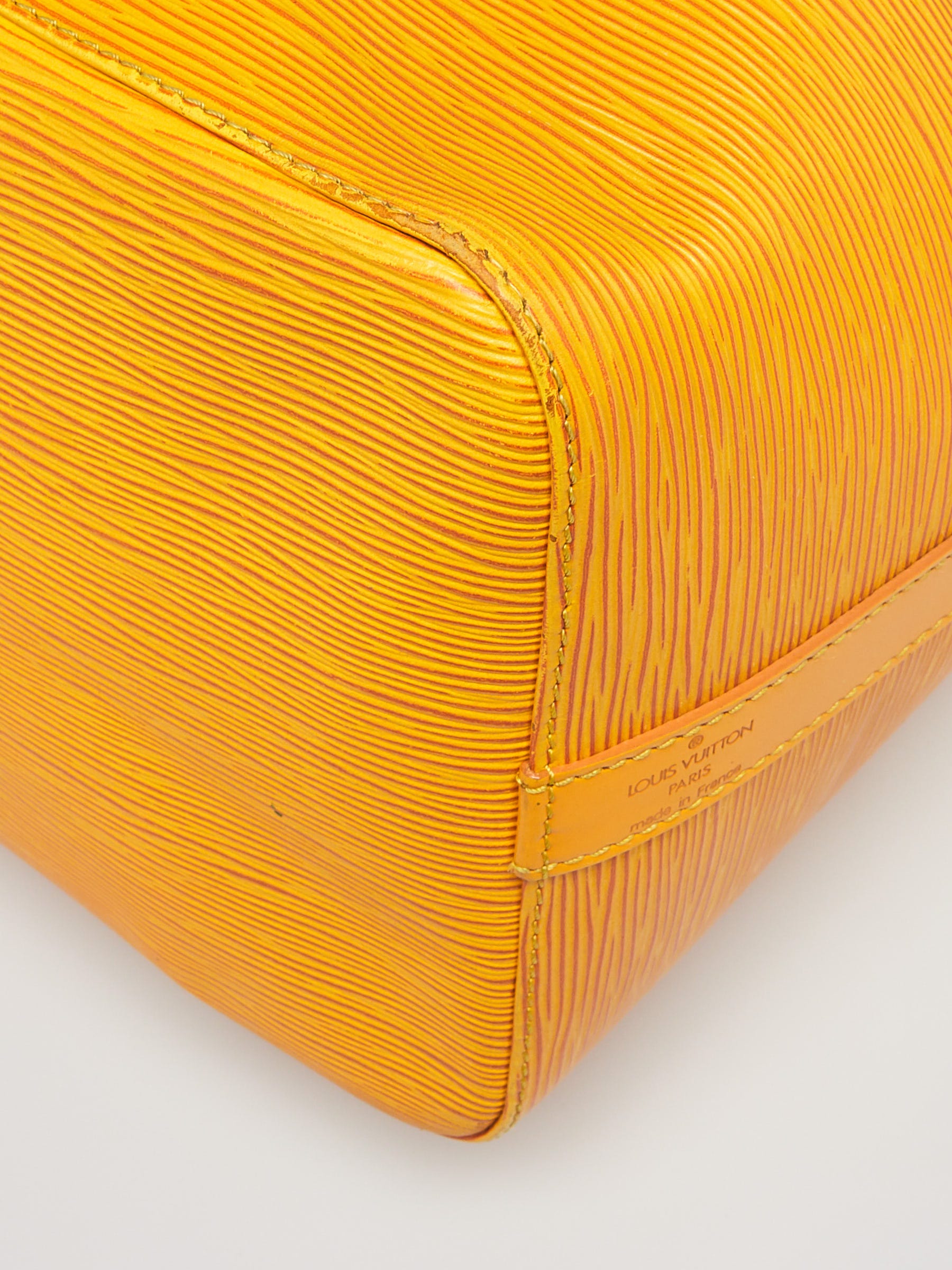 Louis Vuitton Epi Tassiri Yellow Petite Noe Shoulder Bag – Timeless Vintage  Company