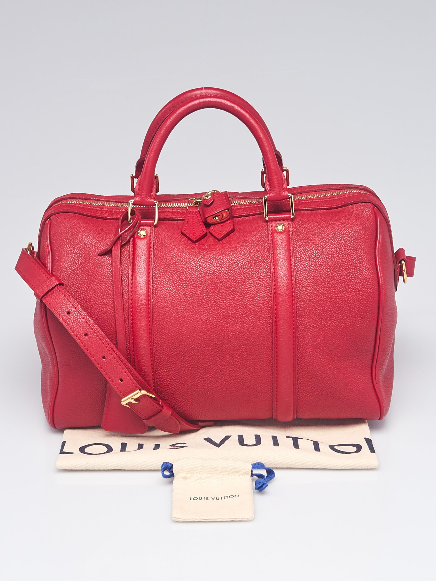 Louis Vuitton SC Bag PM Handbag Calfskin Cherry M94341 Sofia