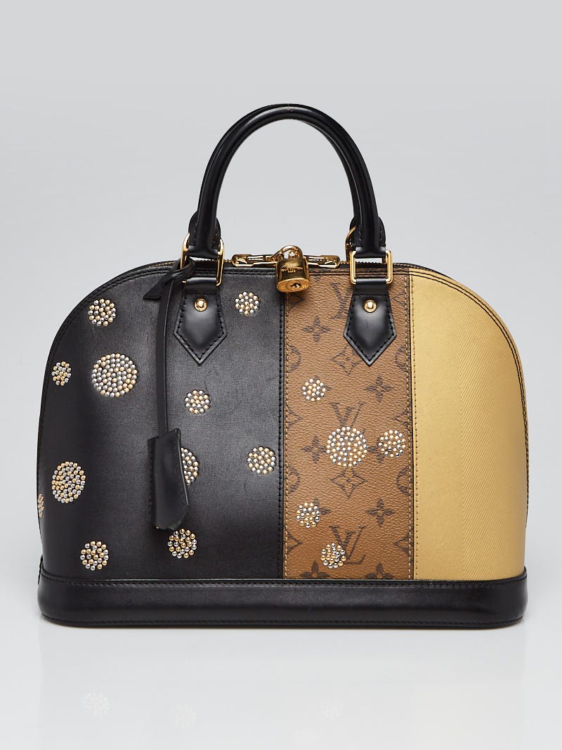 Louis Vuitton Limited Edition Shiny Monogram Canvas Alma PM Bag