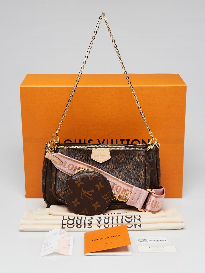 USED Louis Vuitton Monogram Multi Pochette Accessories Rose Clair -  MyDesignerly