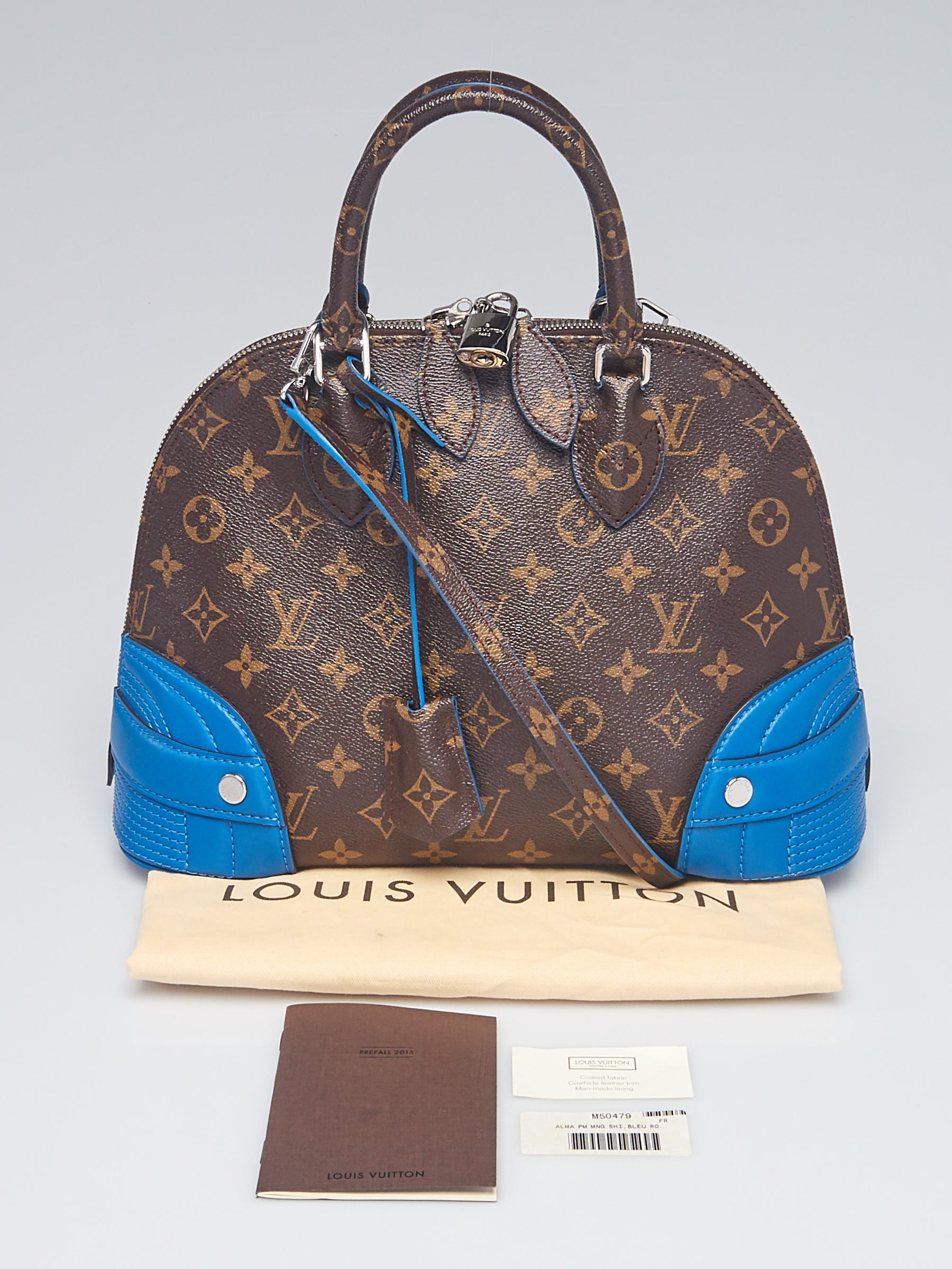 Louis Vuitton Limited Edition Shiny Monogram Canvas Alma PM Bag - Yoogi's  Closet