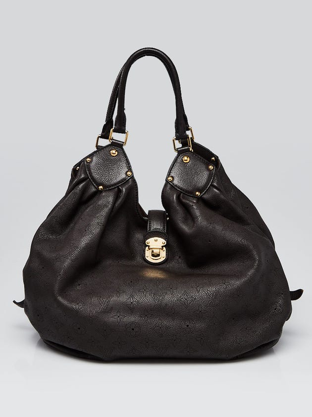Louis Vuitton Chocolate Brown  Monogram Mahina Leather XL Bag